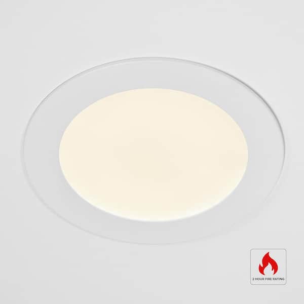 PROTECTOR Fire Rated MR16 Downlight – Chrome Recessed Ceiling Spot (IP20) – FR90/LDFH