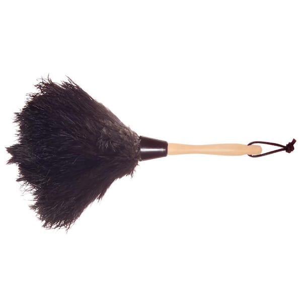 Small handled feather duster with ostrich feather