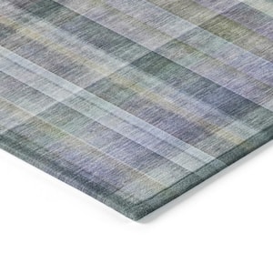 Chantille ACN534 Green 1 ft. 8 in. x 2 ft. 6 in. Machine Washable Indoor/Outdoor Geometric Area Rug