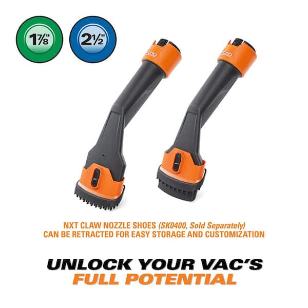 RIDGID 1-7/8 in. to 2-1/2 in. DA1740 NXT Dual Locking Claw Nozzle