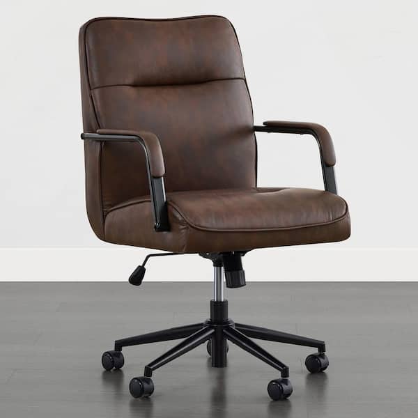 Spruce & Spring Ursa Faux Leather Swivel Tilt Ergonomic Task Chair