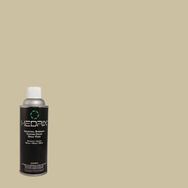 Hedrix 11 oz. Match of Formal Khaki PPOC-29 Low Lustre Custom Spray Paint (2-Pack)