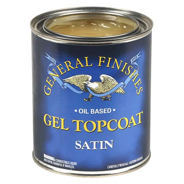 General Finishes 1 qt. Satin Oil-Based Urethane Gel Interior Topcoat