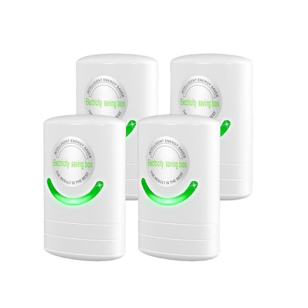 Energy Saving Device 4-Pack Power Saver Electricity Saver US Plug 90-Volt-250-Volt for Home Appliances
