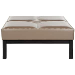 Terrence Light Brown Accent Ottoman