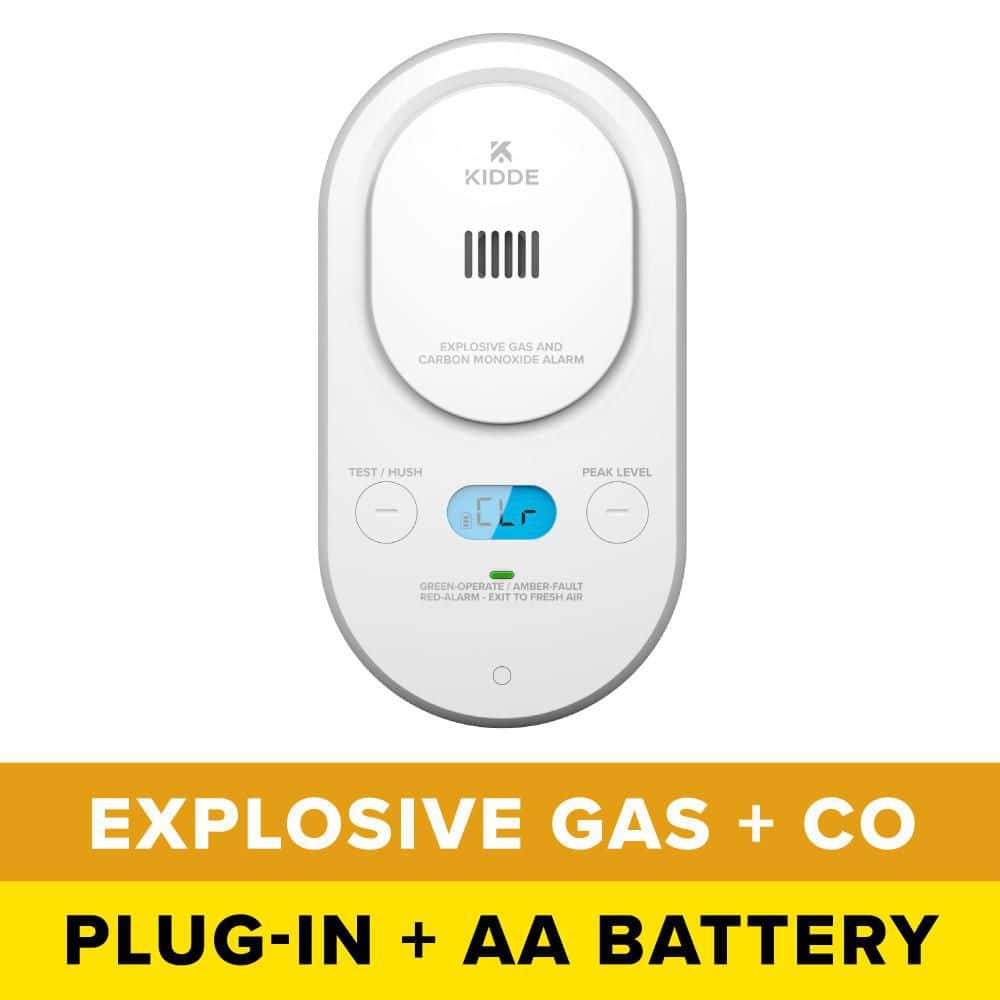 Plug-In, AA Battery Backup Carbon Monoxide Detector, Explosive Gas, Easy-to-Read Digital Backlit Display 21033781 price history on PriceWatchPro