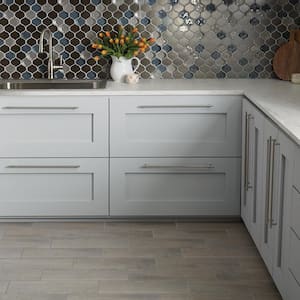 Take Home Tile Sample - Glenwood Fog 3 in. x 6 in. Ceramic Floor and Wall Tile