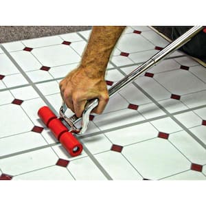Extendible Floor Roller for Sheet Vinyl Flooring Installation