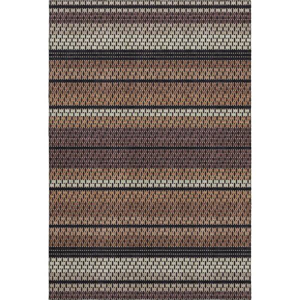 Mayfield Premium Machine Washable Abstract AMF2427 Paprika 10 ft. x 14 ft. Area Rug