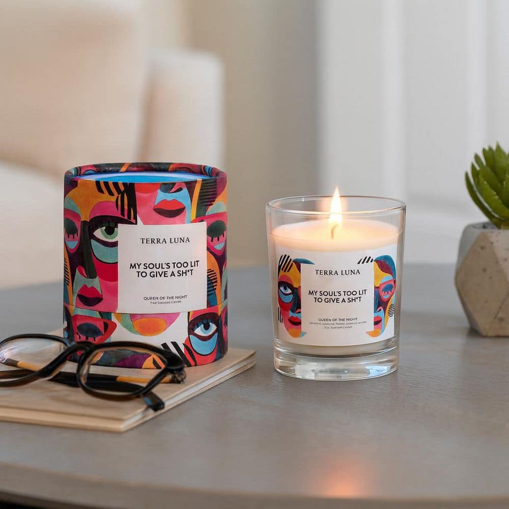 4 in. Pink Queen of the Night Glass Too Lit Boxed Candle-7 oz. price history on PriceWatchPro
