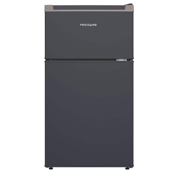 3.1 cu. ft. 2-Door Retro Mini Refrigerator in Grey