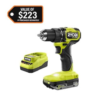 ONE+ HP 18V Brushless Cordless Compact Drill/Driver Kit with 18V 2.0 Ah HIGH PERFORMANCE Battery and Charger