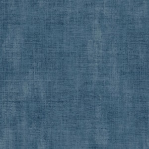 Into The Wild Blue Textured Plain Weave Paper Non-Pasted Non-Woven Wallpaper Roll