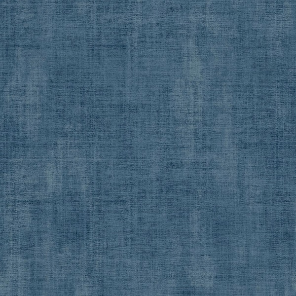 Unbranded Into The Wild Blue Textured Plain Weave Paper Non-Pasted Non-Woven Wallpaper Roll