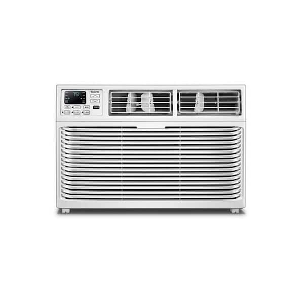 18,000 BTU Window Air Conditioner with Heat Control 230-Volt 30A in White