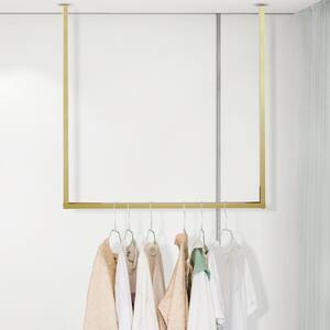 Gold Iron Clothes Rack 39.37 in. x 39.37 in.