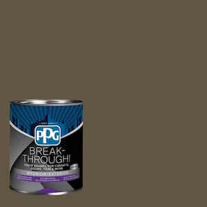 1 qt. PPG1025-7 Coffee Bean Semi-Gloss Door, Trim & Cabinet Paint