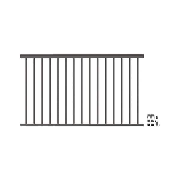 Barrette Outdoor Living VersaRail Classic 6 ft. x 42 in. Matte Bronze Aluminum Rail Level Kit