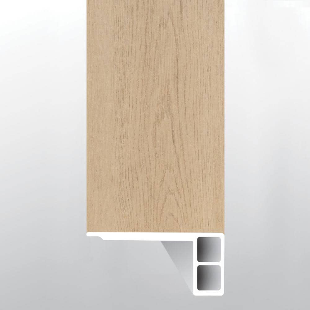Bisque Pointe 3/4 in. T x 2.75 in. W x 94 in. L Luxury Vinyl Flush Stair No
