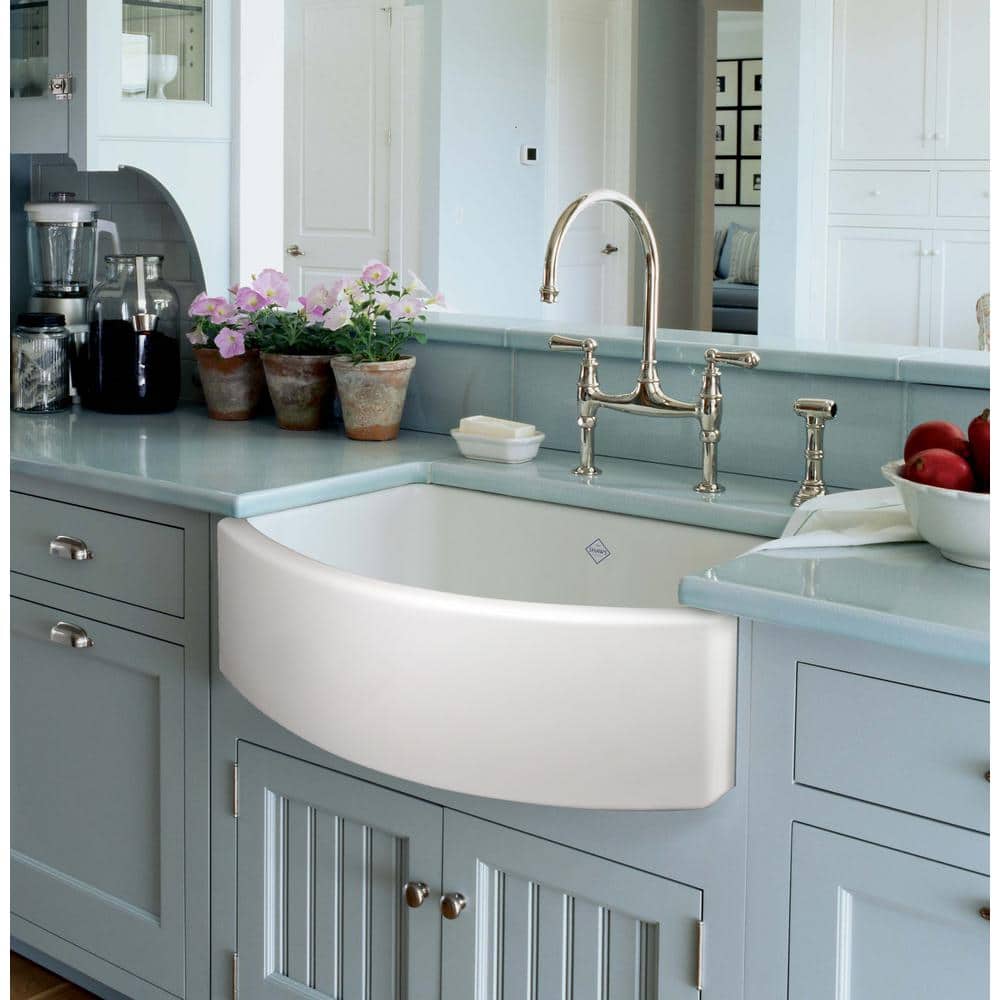 Polished Nickel Traditional Deck Mounted Kitchen Faucet with Side Spray