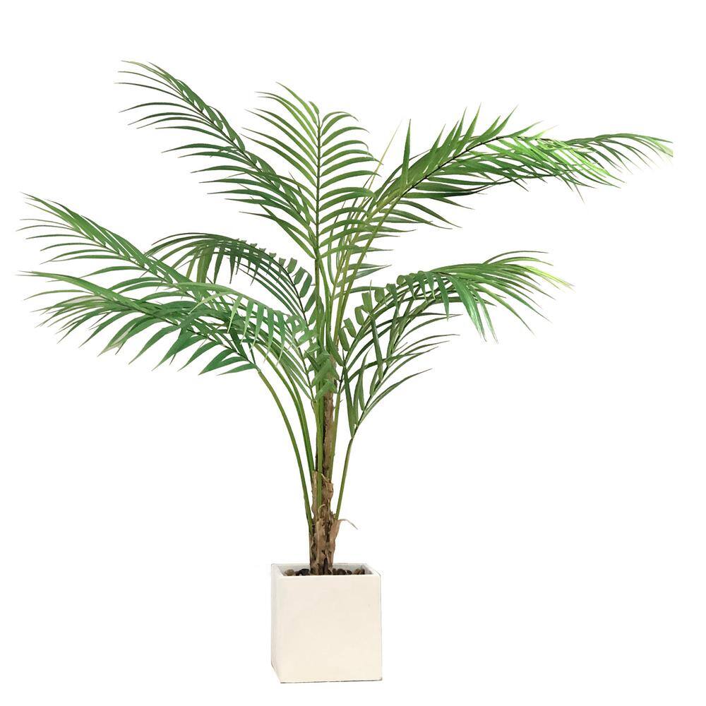 VINTAGE HOME Artificial Plastic 29 In Tabletop Palm Tree In Planter   Vintage Home Artificial Trees Vha102491 64 1000 