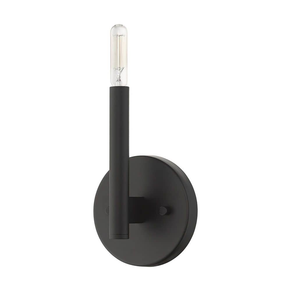 Alden 1 Light Black Wall Sconce with No Shade price history on PriceWatchPro