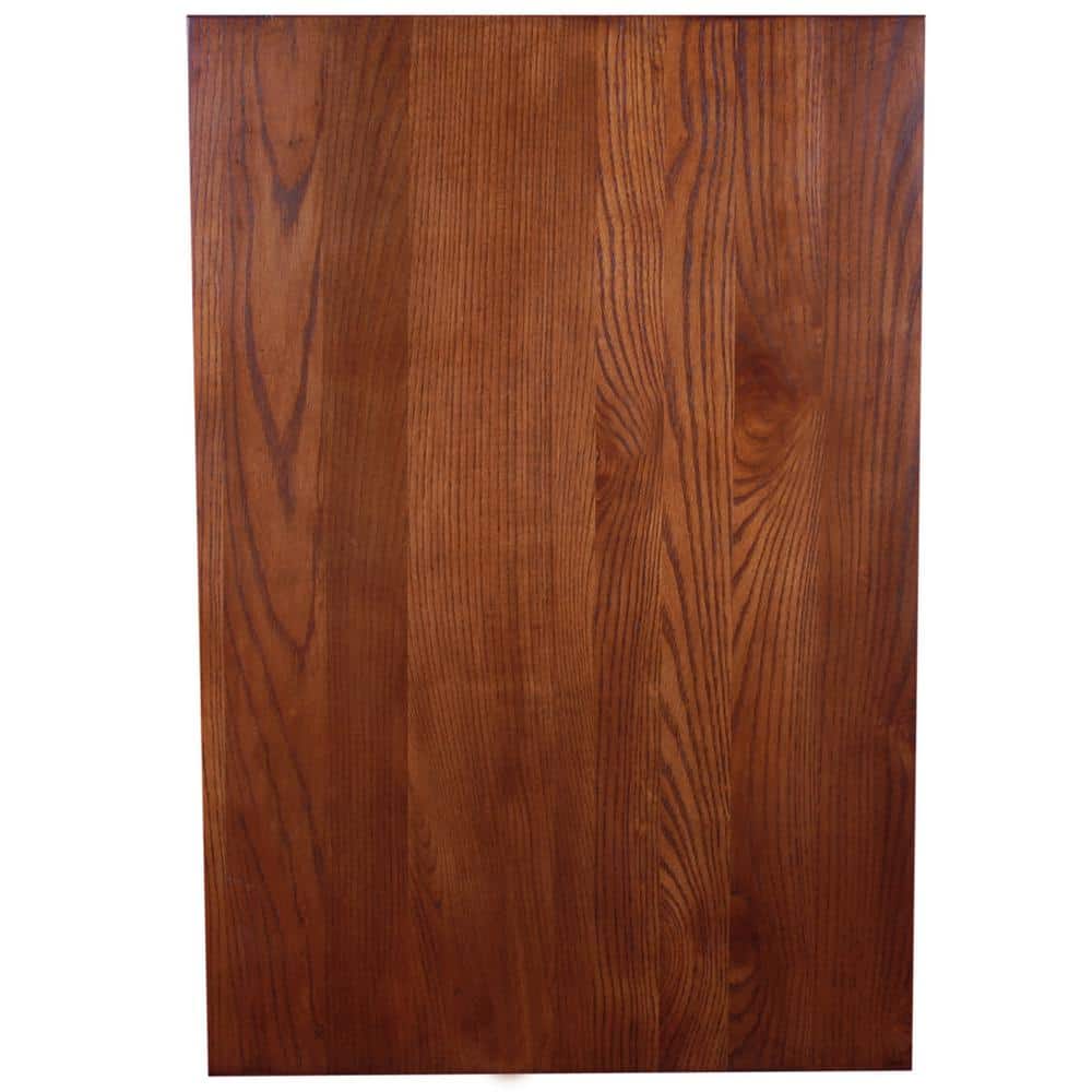 Medium Oak Mission Style Side Table with Drawer and Shelf
