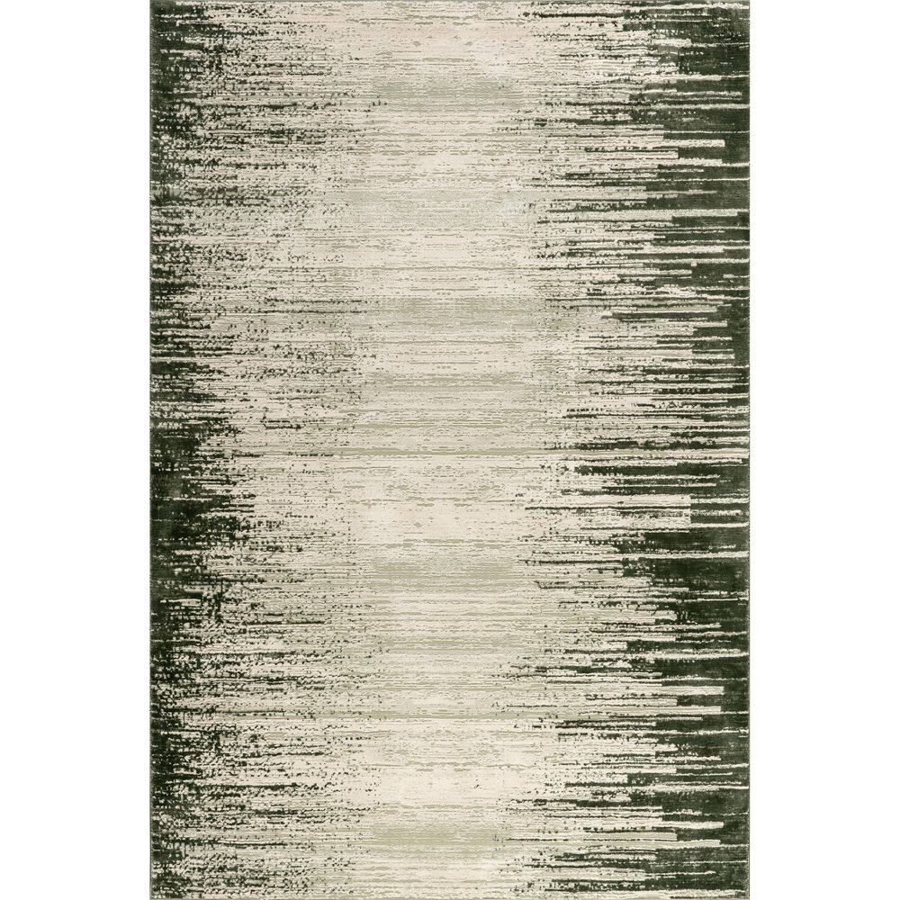 RUGS USA Cecilla Abstract Machine Washable Green 9 ft. x 12 ft. Patio ...