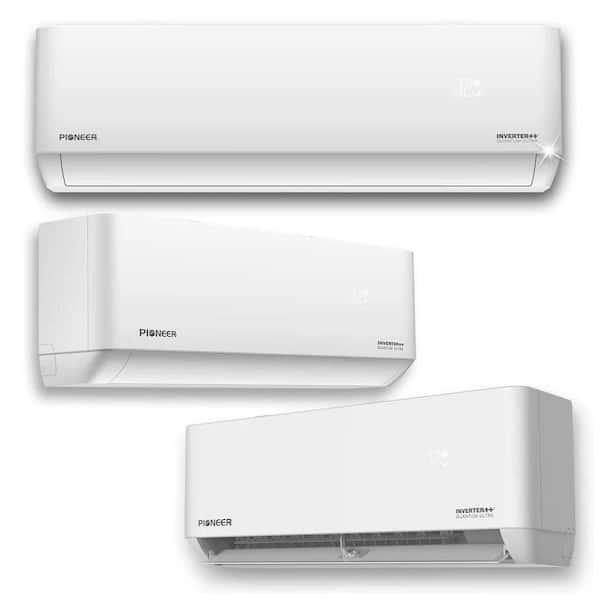 Quantum Ultra 3-Zone 27,000 BTU 24 SEER Ductless Wi-Fi Enabled Mini Split Heat Pump with 16 ft., Lines