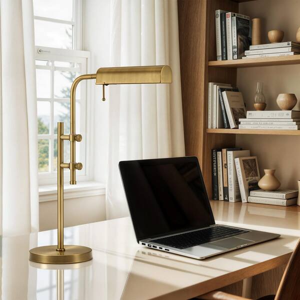 Merra Antique Brass Contemporary Industrial 3CCT LED