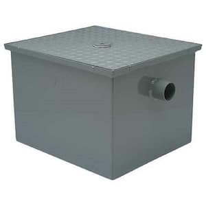 11 in. x 11 in. Steel Grease Trap with 2 in. No-Hub Inlet