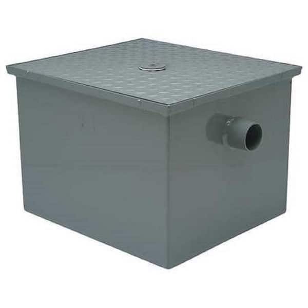 Zurn 11 in. x 11 in. Steel Grease Trap with 2 in. No-Hub Inlet