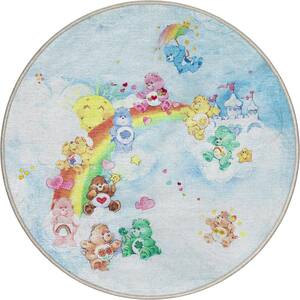 Care Bears Castle In The Sky Blue 3 ft. 3 in. Round Area Rug