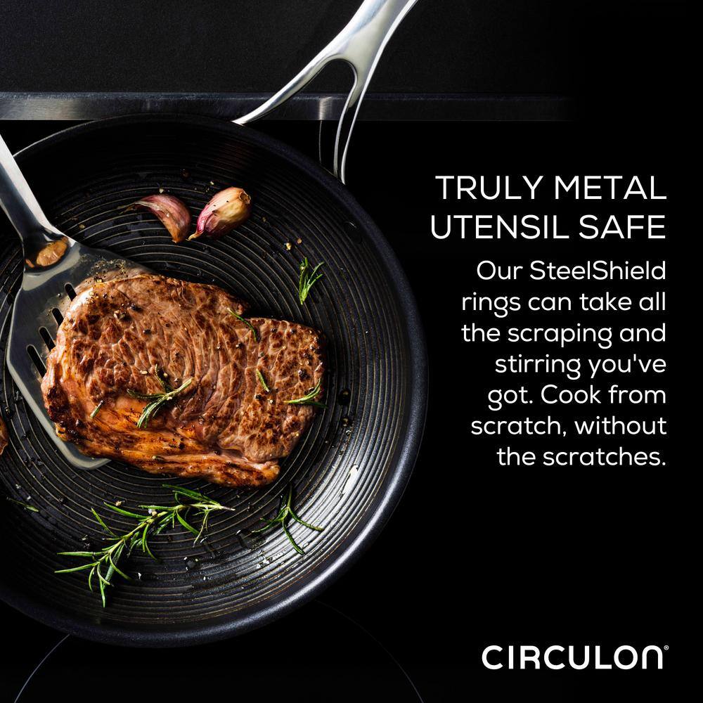 Circulon 2-Piece Stainless Steel Nonstick Frying Pan Set