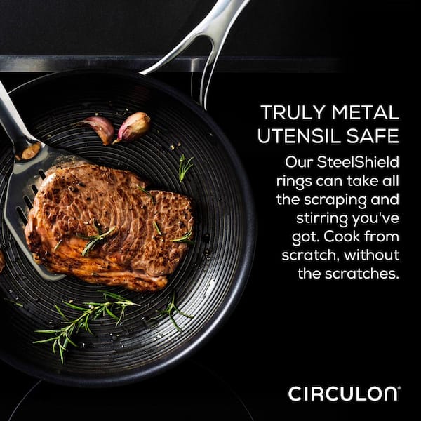 Circulon Innovatum 8.5 and 10 Hard Anodized Nonstick Frying Pans