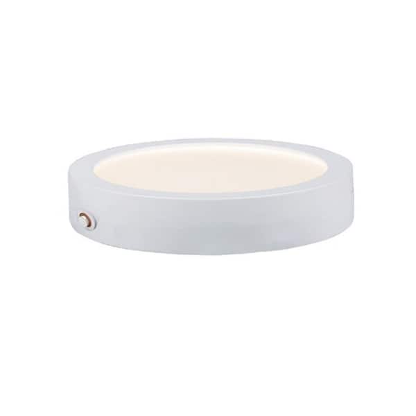 Maxim Lighting Wafer 7 in. RD LED Surface Flush Mount 3000K EM Backup
