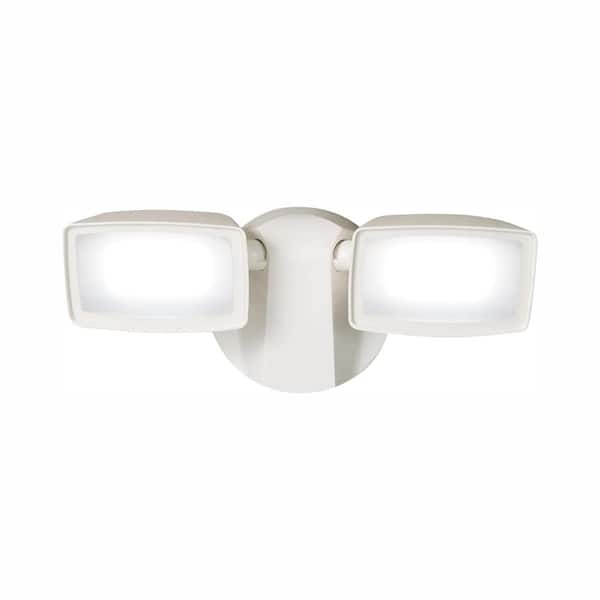 HALO FT 90-Watt 180° White Outdoor Integrated LED Flood Light with Adjustable Lamp Head