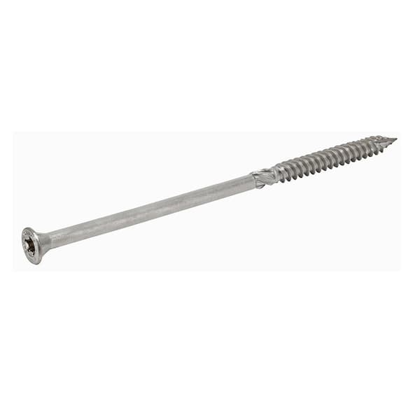 3/8 in. x 8 in. Star Drive Wafer Head Structural 316 Stainless Steel Screw (10-Piece)