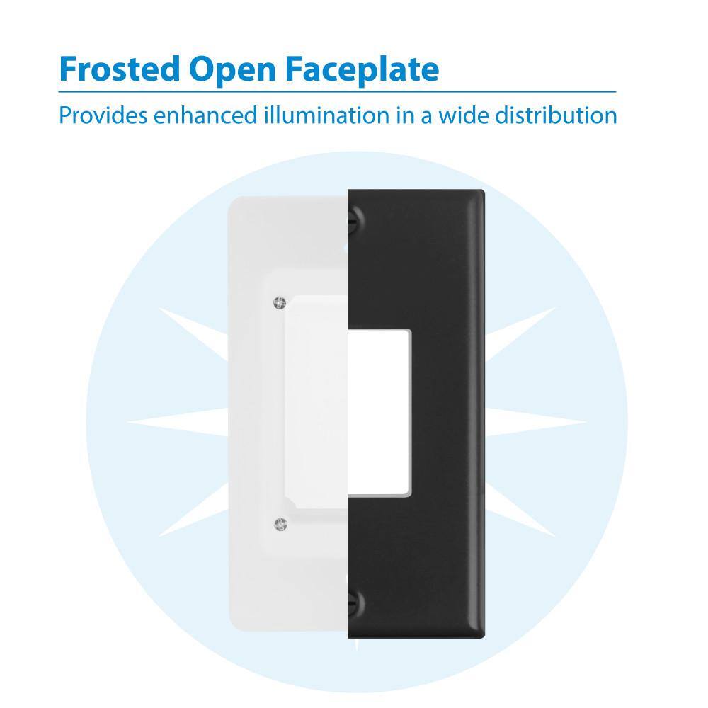Black Matte LED Pathway Step Light with Frosted Lens