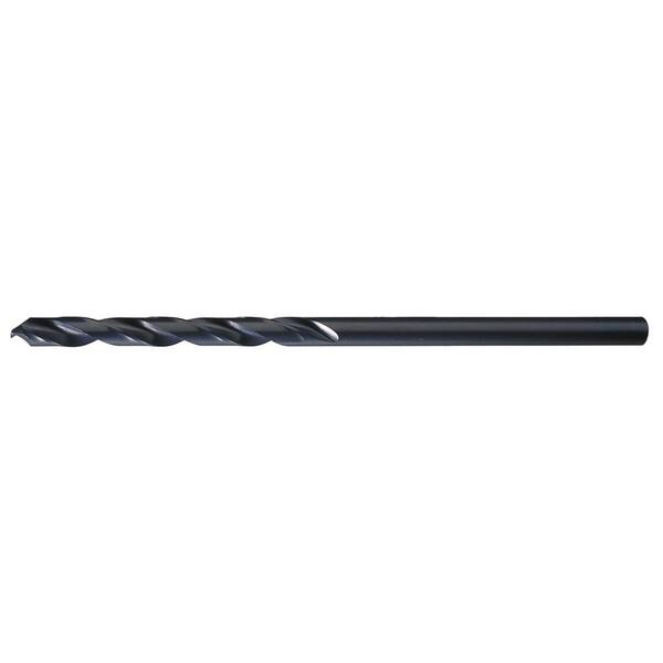 Cle-Line C20462 Extra Length Drill Steam Oxide Finish 118-Degree Notched Point Straight Shank 17/32 Drill Diameter High Speed Steel 