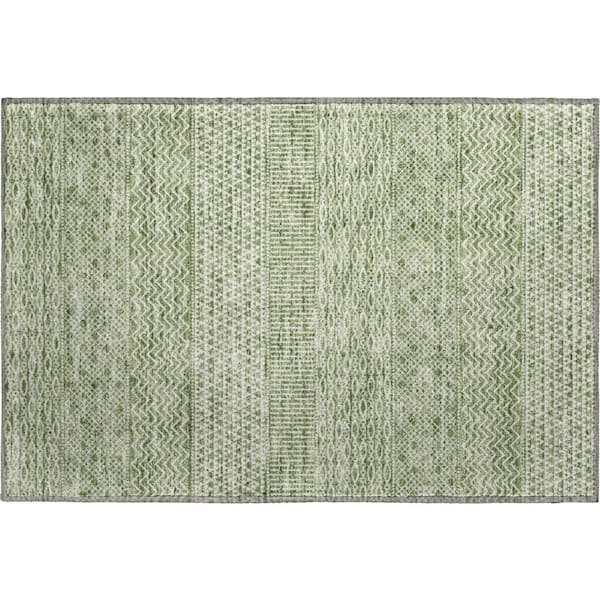 StyleWell Black and White 2 ft. X 3 ft. Vintage Tile Vinyl