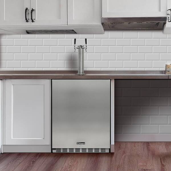 Kegco Dual Tap ADA Undercounter Kegerator with X-CLUSIVE