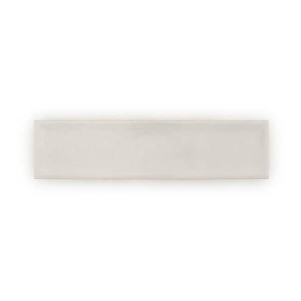 Jeffrey Court Taffeta White 3 in. x 12 in. Subway Gloss Textured Ceramic Wall Tile (6.027 sq. ft./Case)