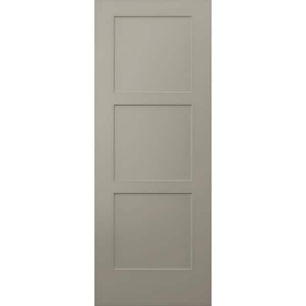 JELD-WEN 32 in. x 80 in. Birkdale Desert Sand Paint Smooth Solid Core Molded Composite Interior Door Slab