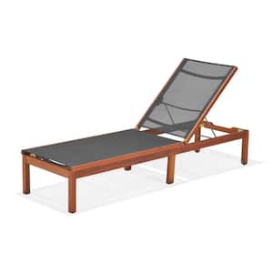 Eucalyptus Wood Outdoor Chaise Lounge