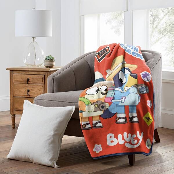 THE NORTHWEST GROUP Bluey Road Trip Multi-Colored Silk Touch Multi