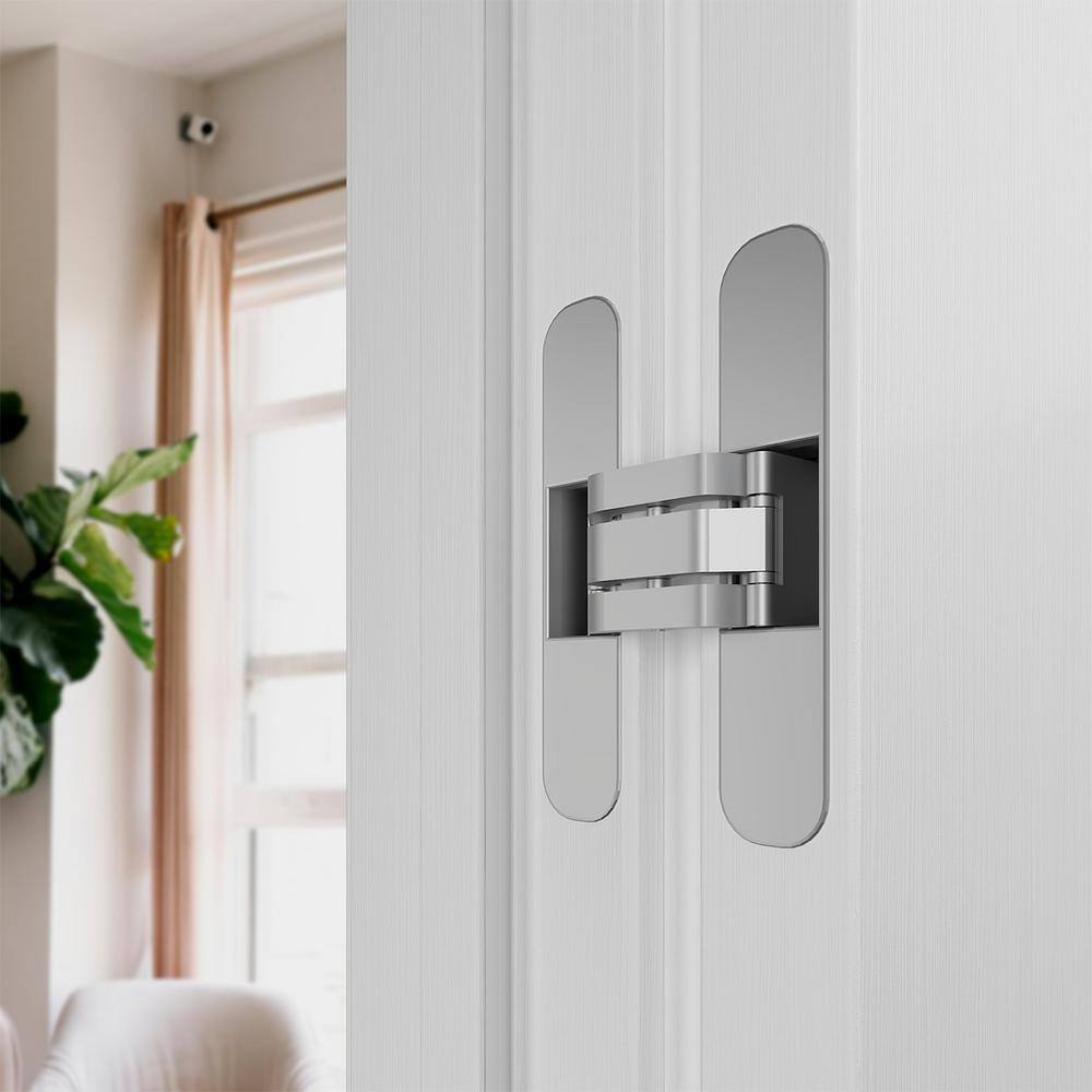 Alba White Frosted Glass and MDF Panels Interior Door
