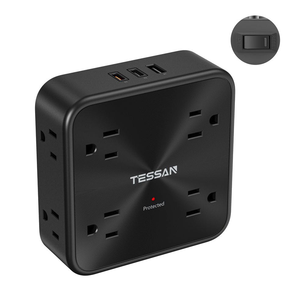 8-Outlet Outlet Extender 900J Surge Protector with 3 USB Ports price history on PriceWatchPro