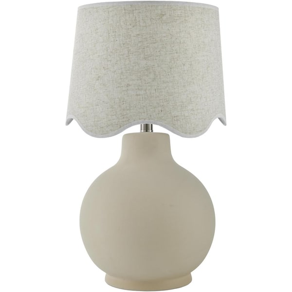 Livabliss Doheny DOH-020 22 in. H x 15 in. W x 15 in. D Accent Table Lamp, Gray