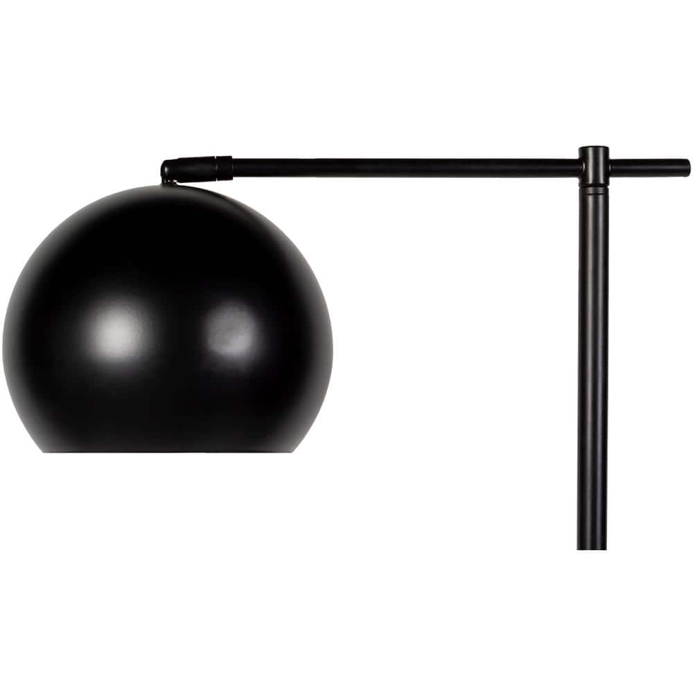 Hartford 62" Black Metal Floor Lamp with Specialty Shade